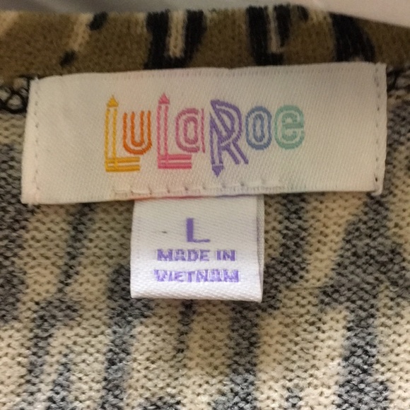 Lularoe Sarah Cardigan size L - Picture 3 of 3